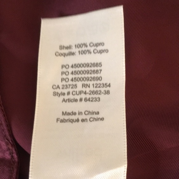 Wilfred Peaufiner Burgundy Tie-Front Blouse - M - Picture 6 of 7